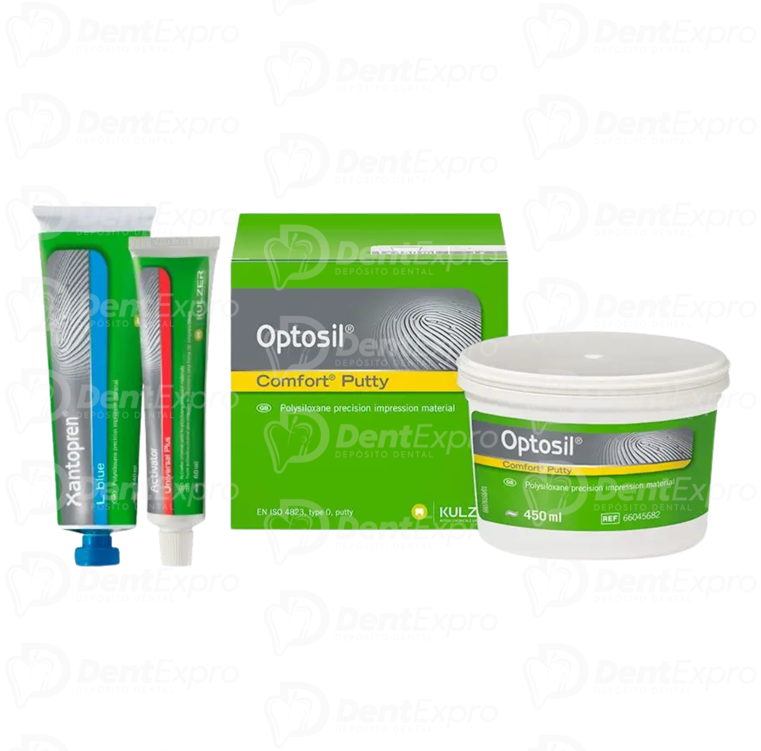 KIT Silicón Optosil 450ml Kulzer