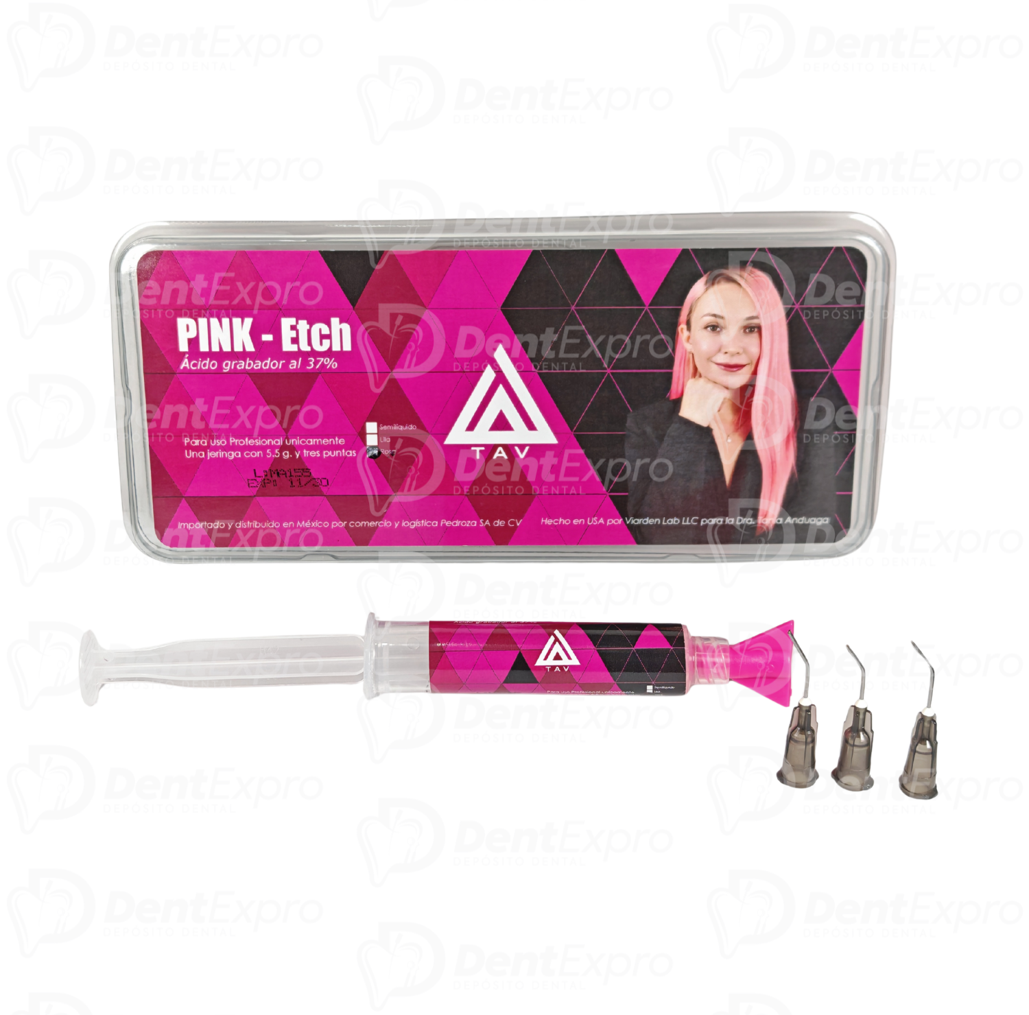 Acido Grabador Etch-Pink Viarden Dra Tania Anduaga