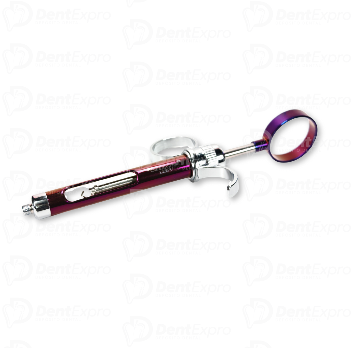 Jeringa Carpule C/Anillo Discover Acero Inoxidable Purpura