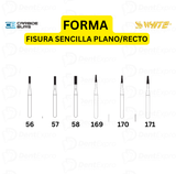 Fresa de Carburo Alta Velocidad FG SSWhite