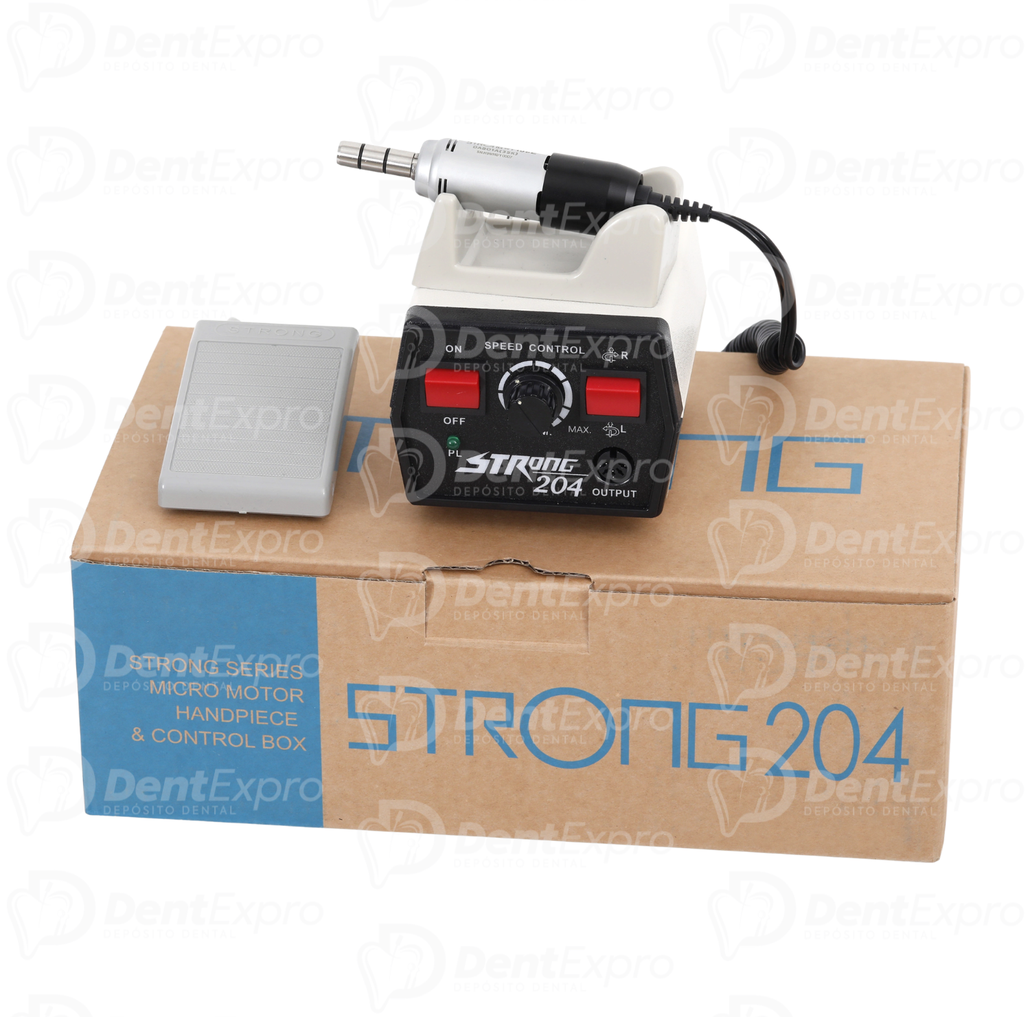 Micromotor Strong Mod. 204 con Pieza Tipo E