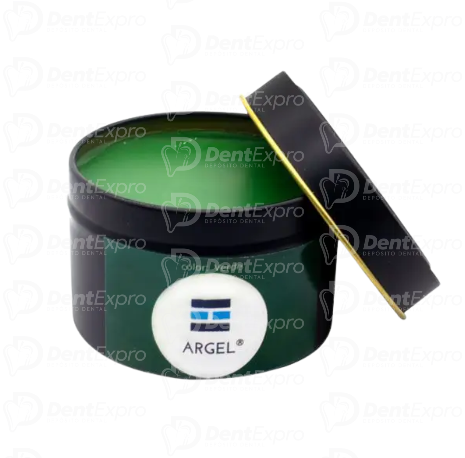 Cera para Modelar Verde Tarro 100gr Argel