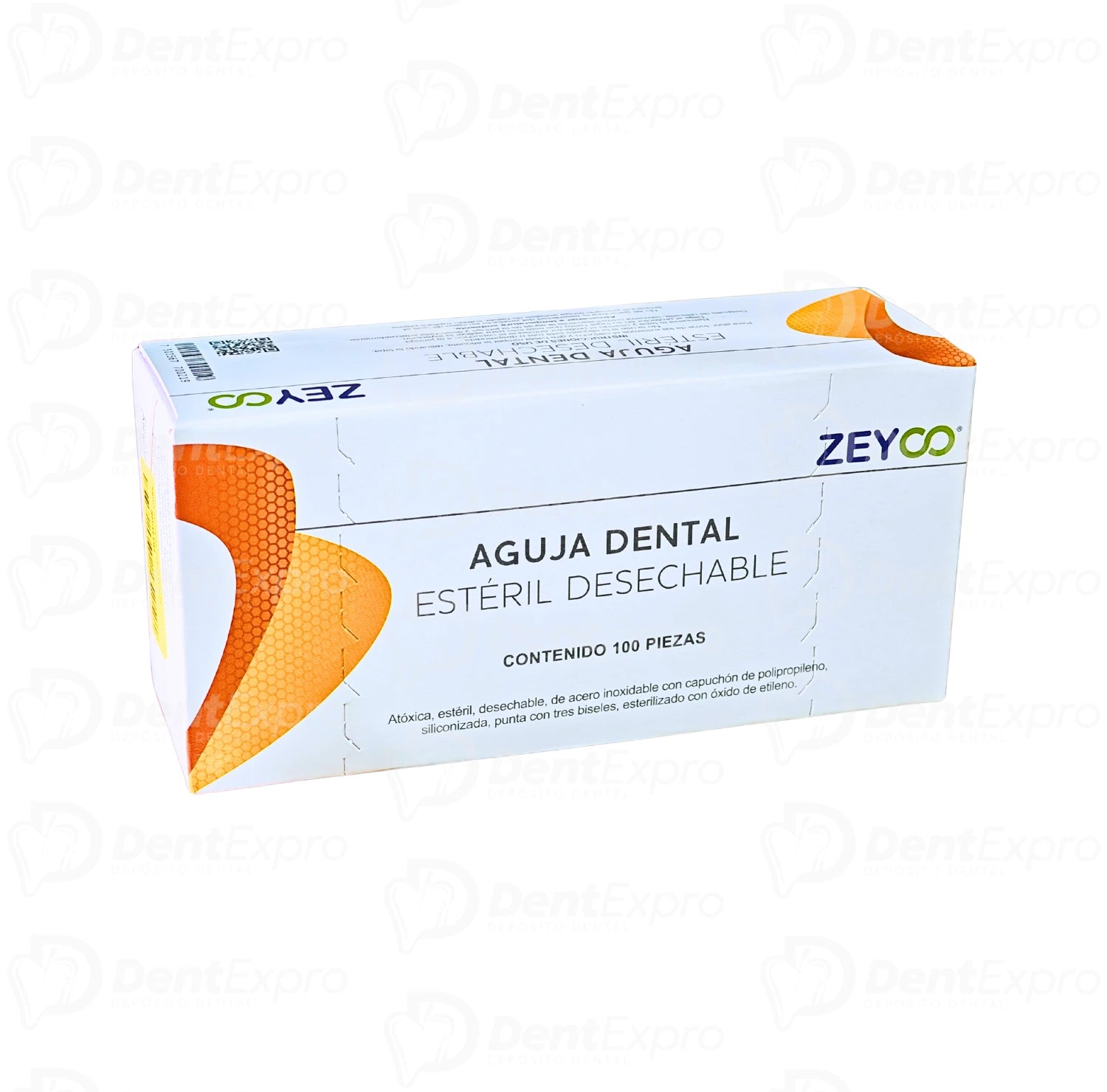 Aguja Dental 30 Corta Zeyco Caja C/100 Piezas