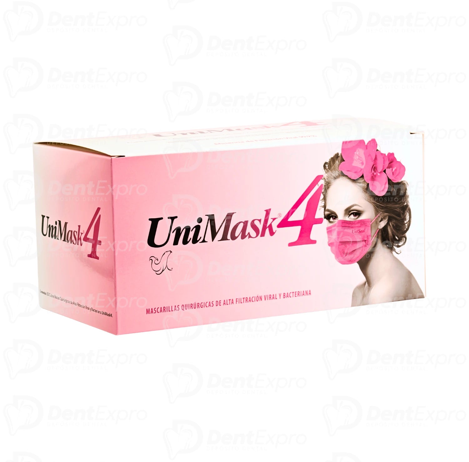 Cubreboca Unimask 4 C/50 Pzas Fiusha/Rosa