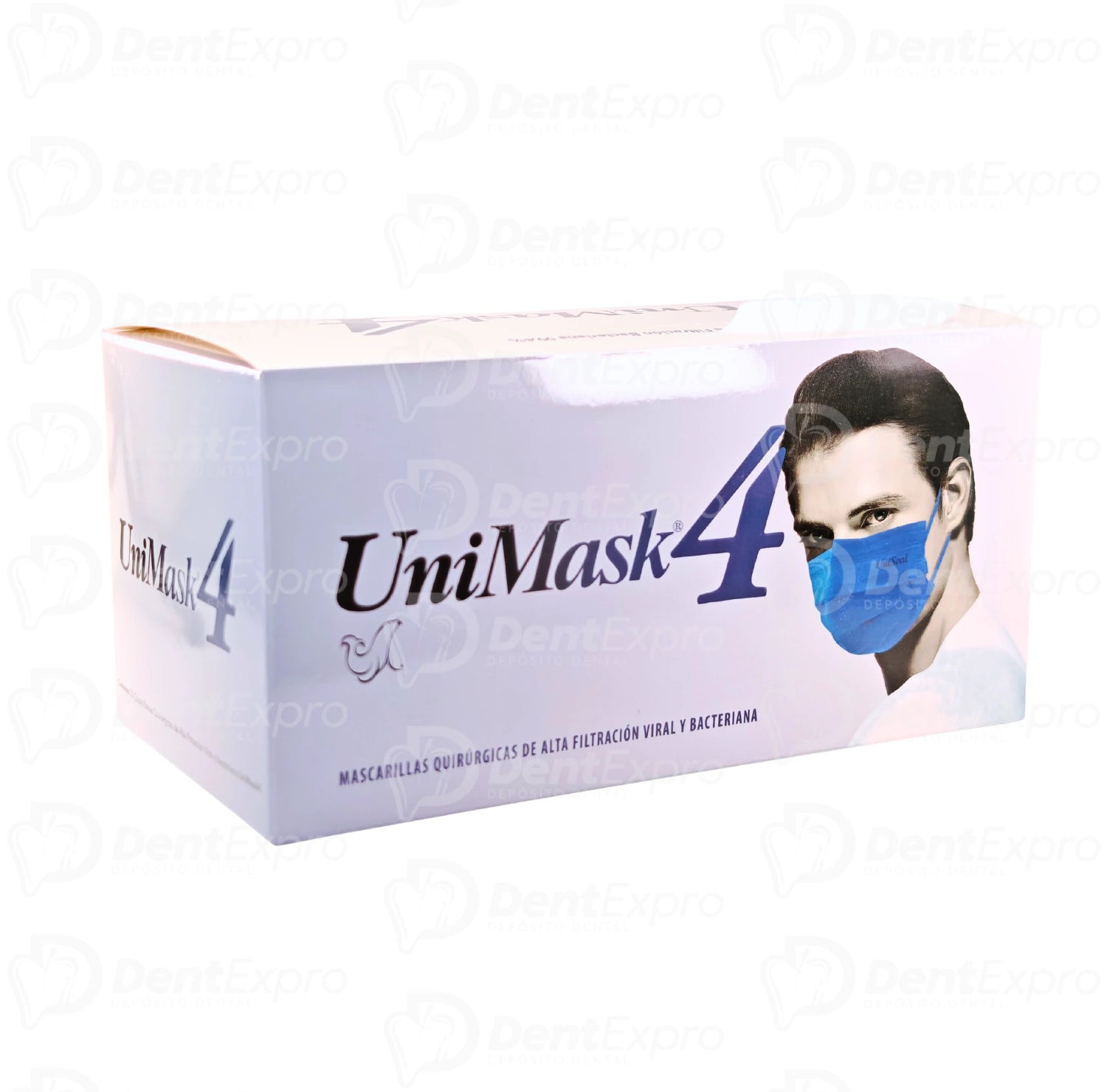 Cubreboca Unimask 4 C/50 Pzas Azul