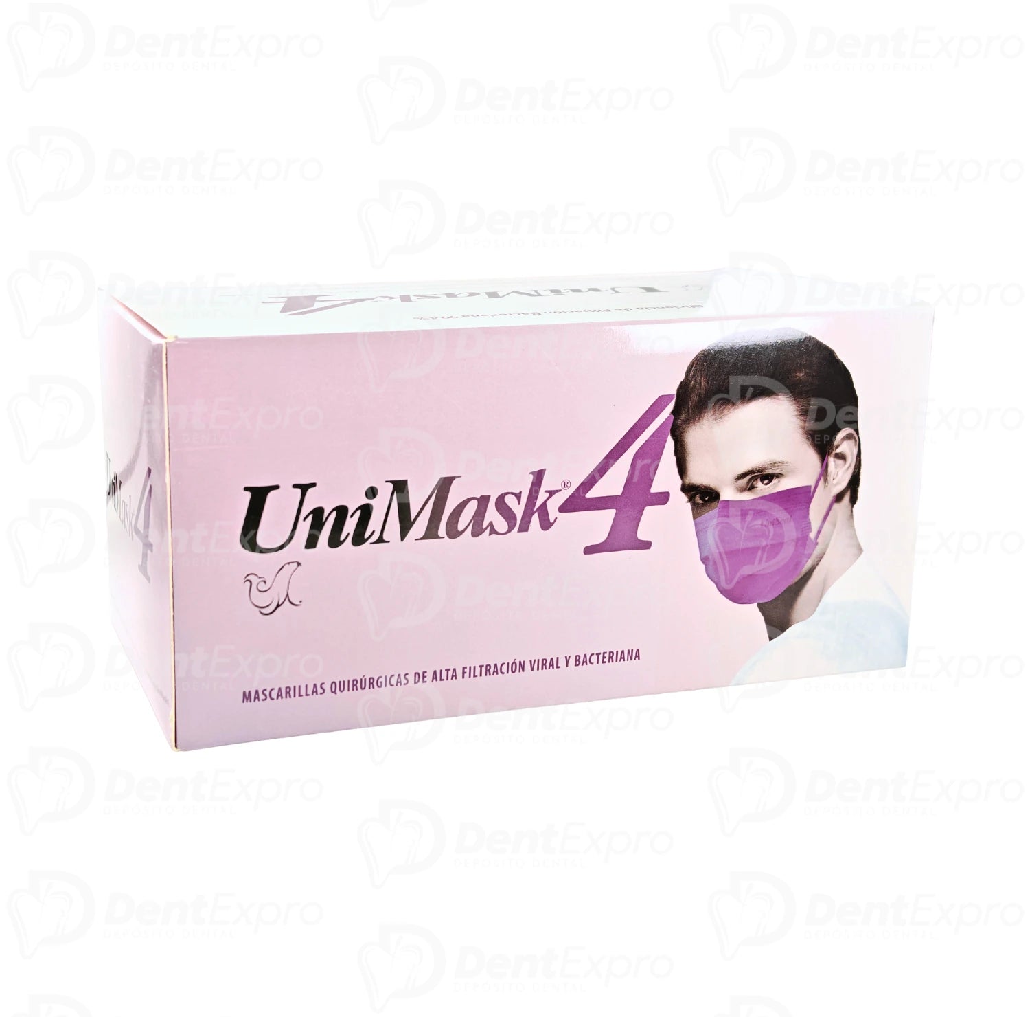 Cubreboca Unimask 4 C/50 Pzas Lila