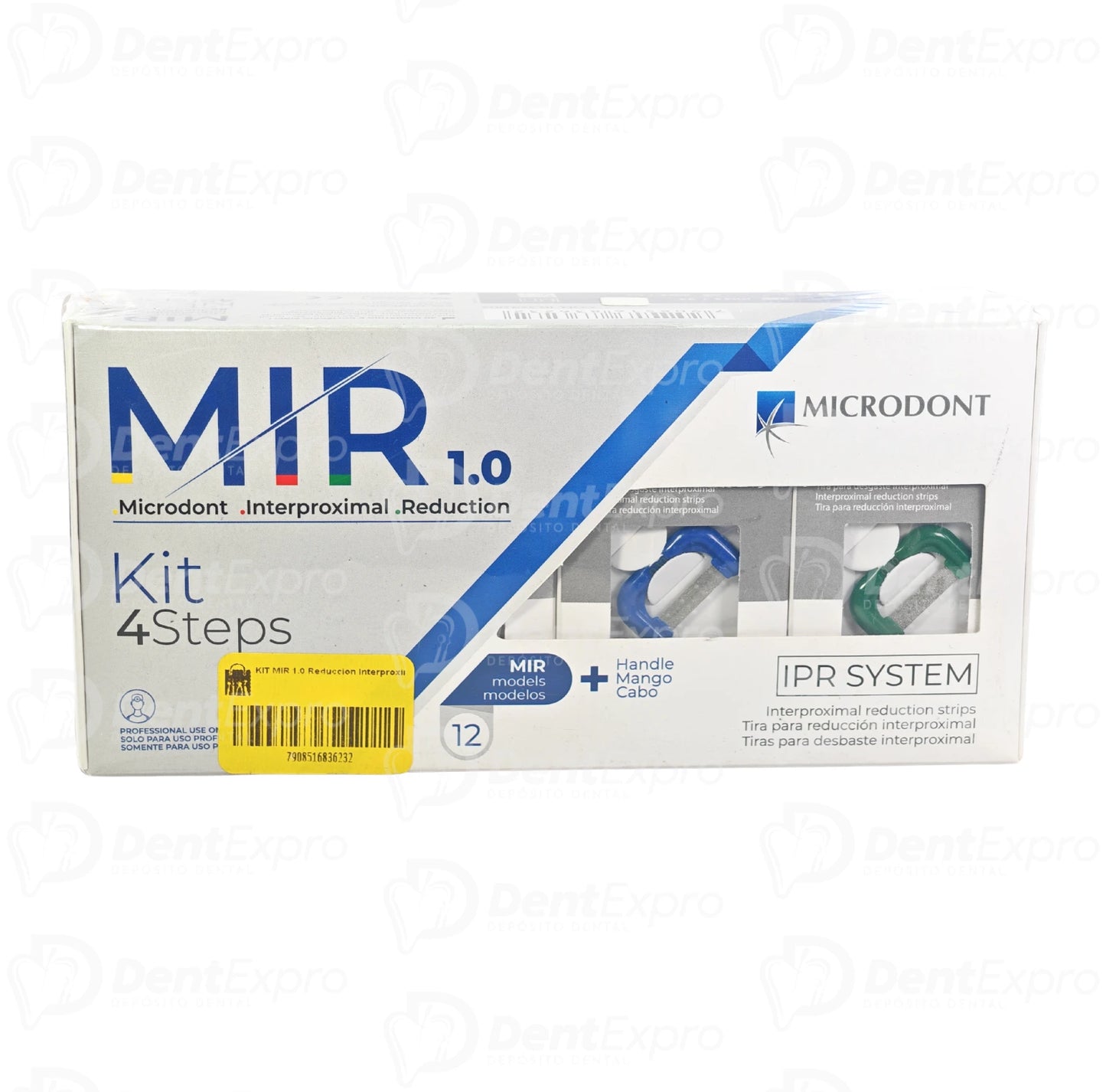 KIT MIR 1.0 Reducción Interproximal Microdont (12 piezas con mango)
