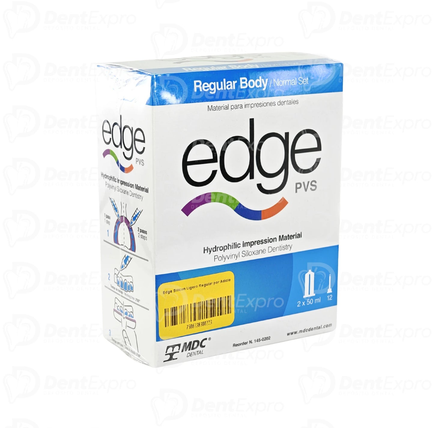 Edge Silicon Ligero Regular por Adicion MDC C/2 Piezas