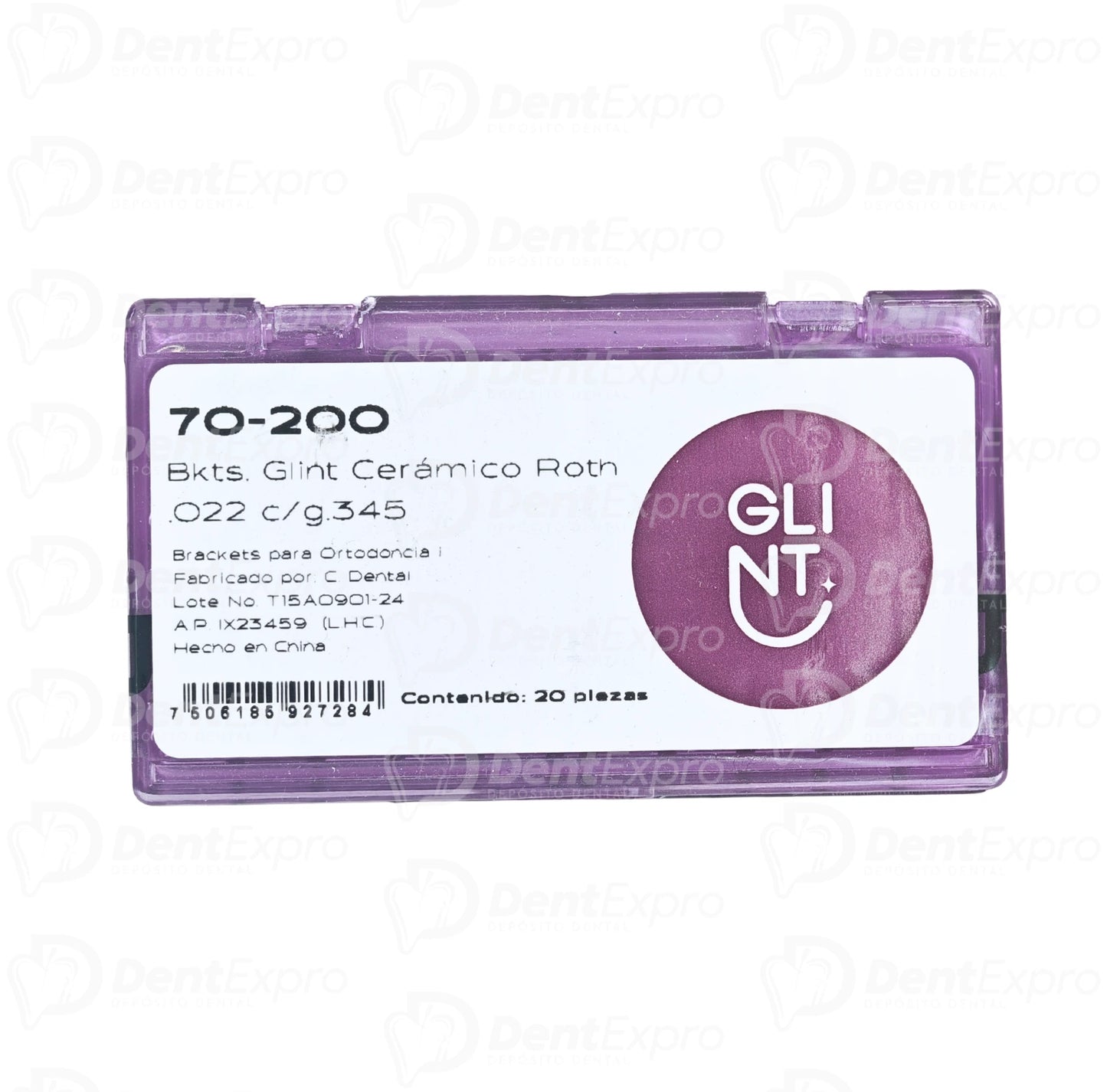 Bracket Cerámico Glint Roth 0.022 Borgatta