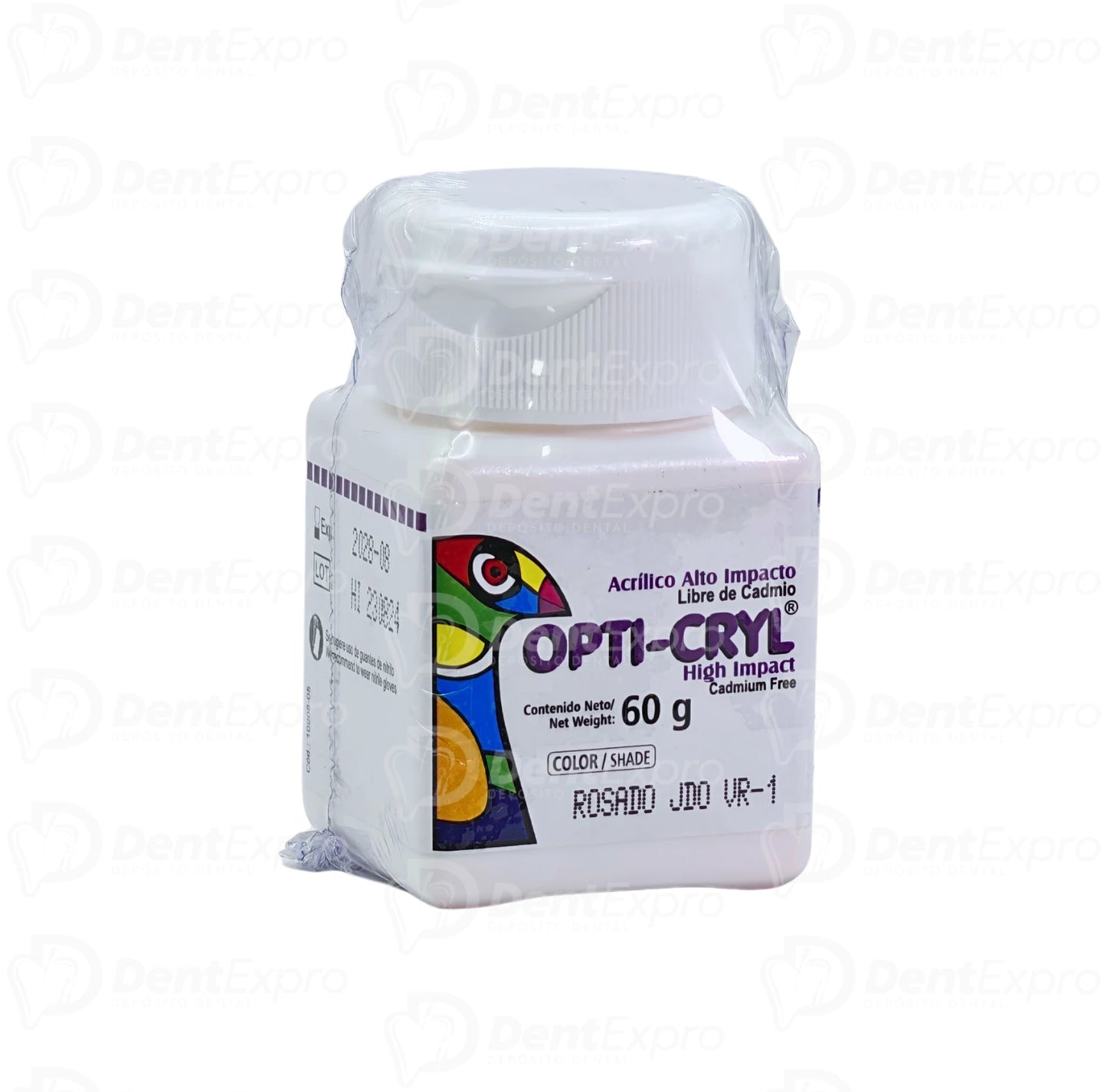 Acrílico Alto Impacto Termocurable 60gr Opti-Cryl