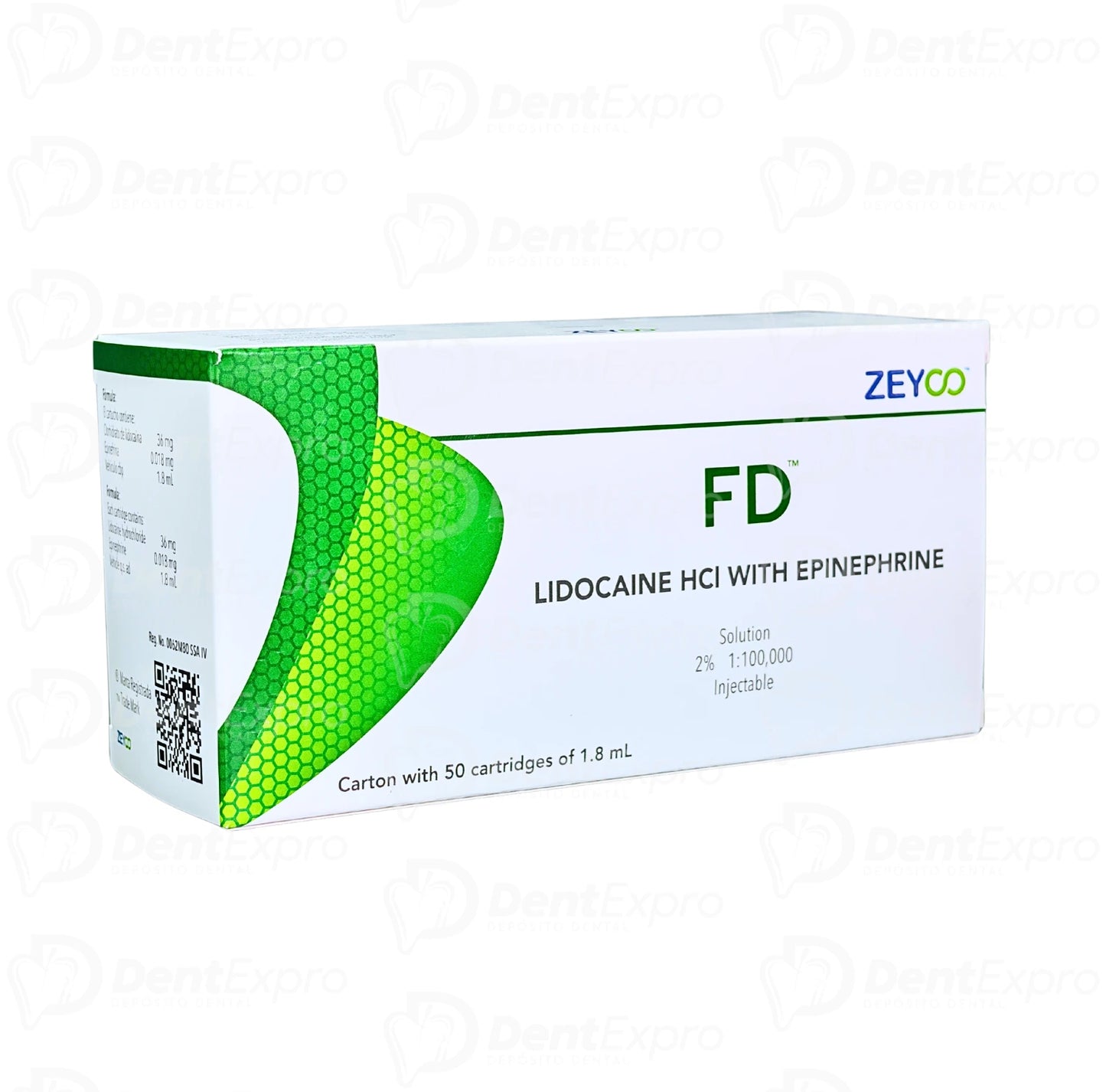 Anestesia FD Cartucho Plástico Zeyco