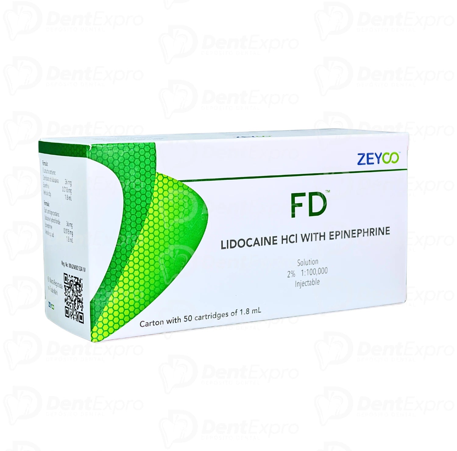 Anestesia FD Cartucho Plástico Zeyco