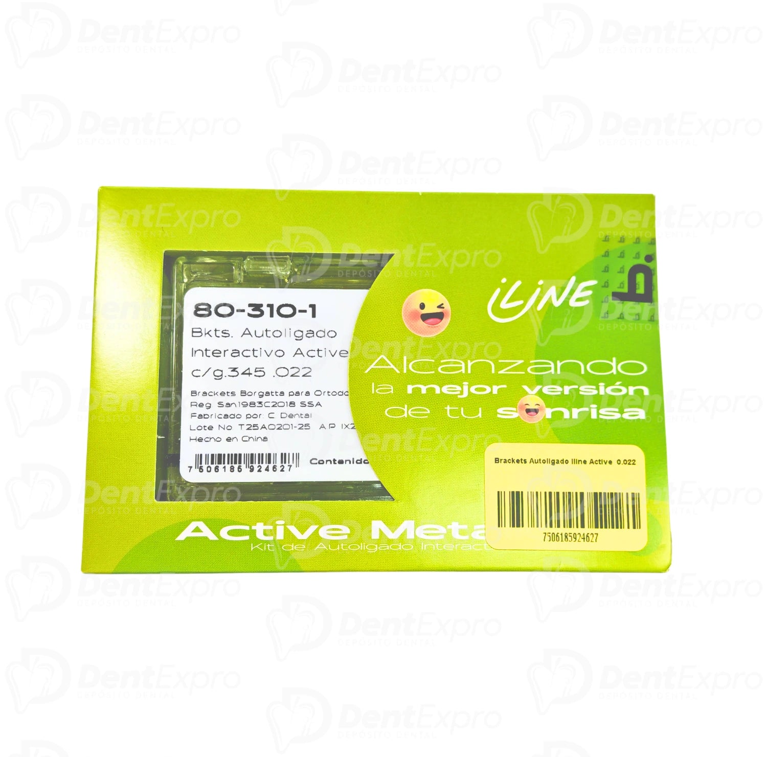 Bracket Autoligado iLine Interactivo Active 0.022 Borgatta