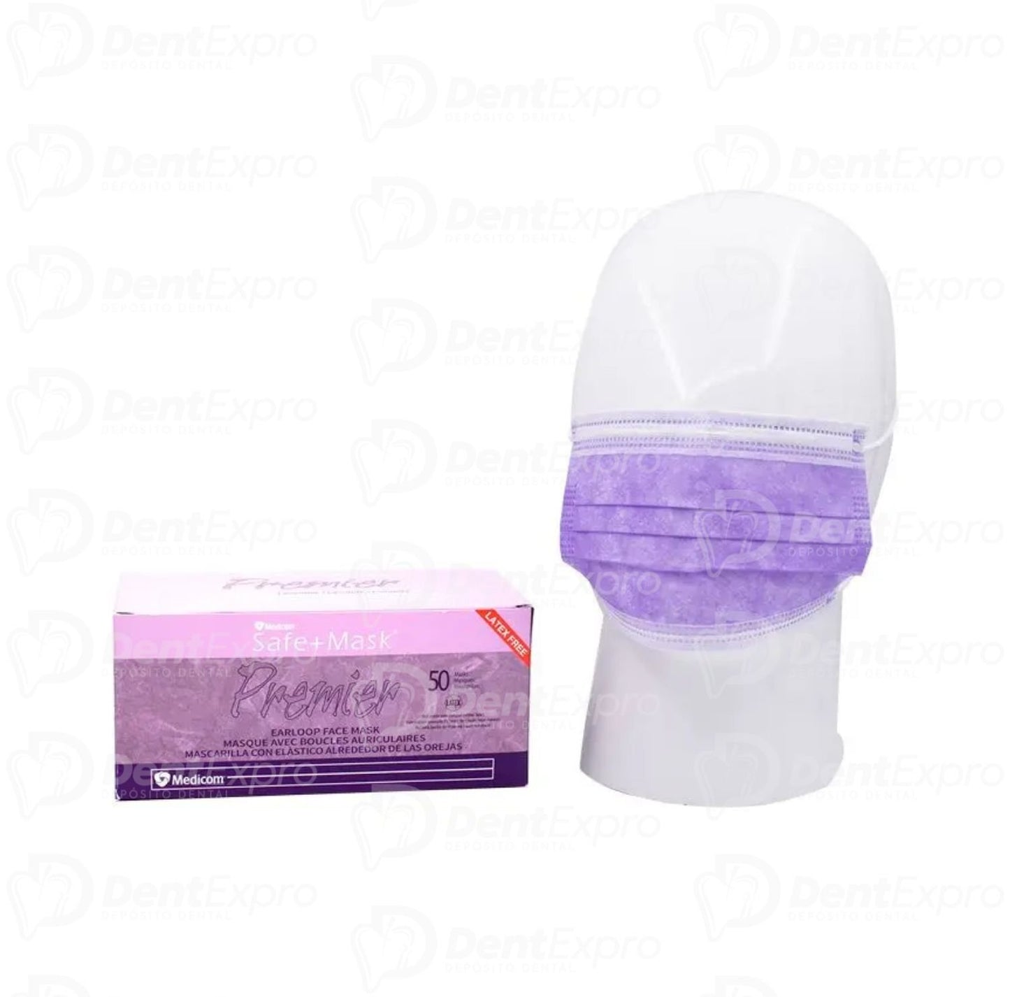 Cubreboca Medicom C/50 Piezas Violeta