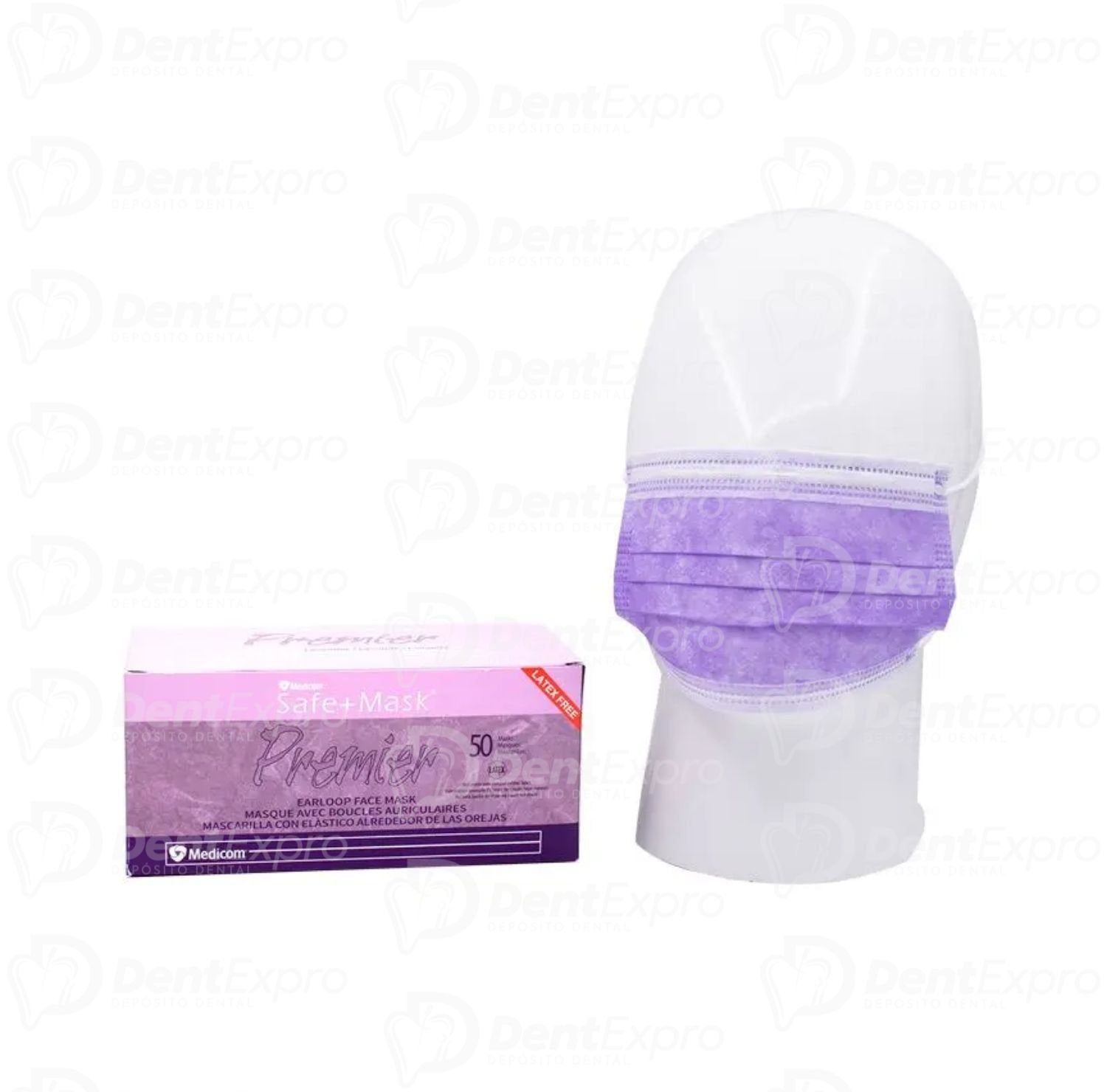 Cubreboca Medicom C/50 Piezas Violeta