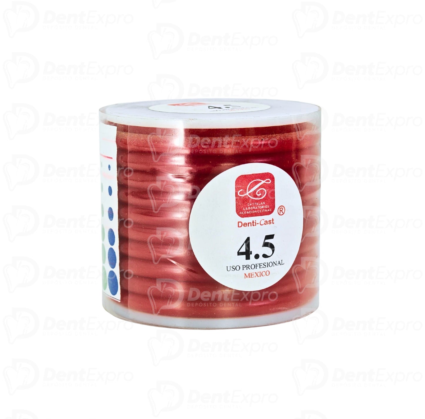 Carrete Rojo Cera Cuele Denticast