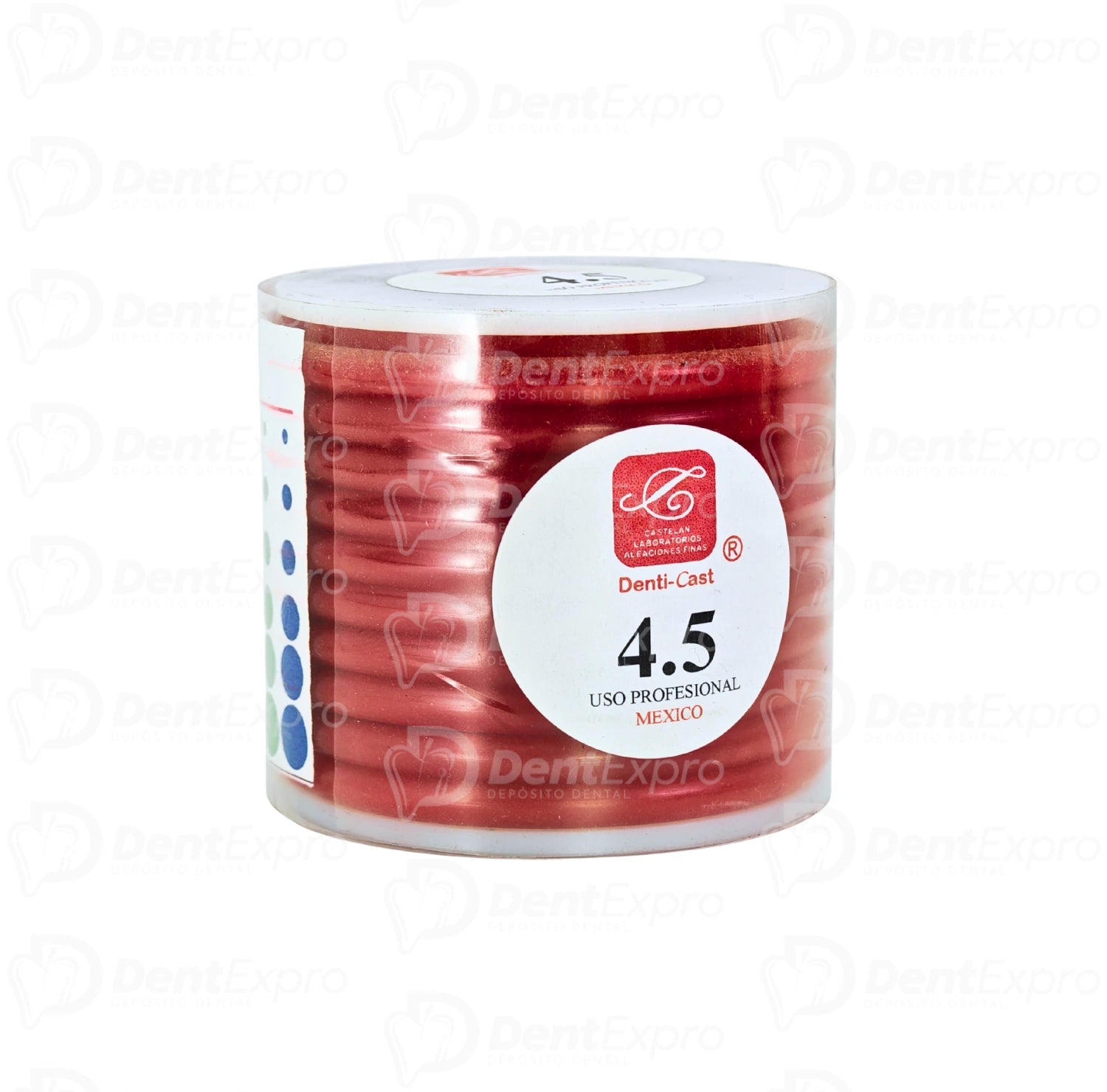 Carrete Rojo Cera Cuele Denticast