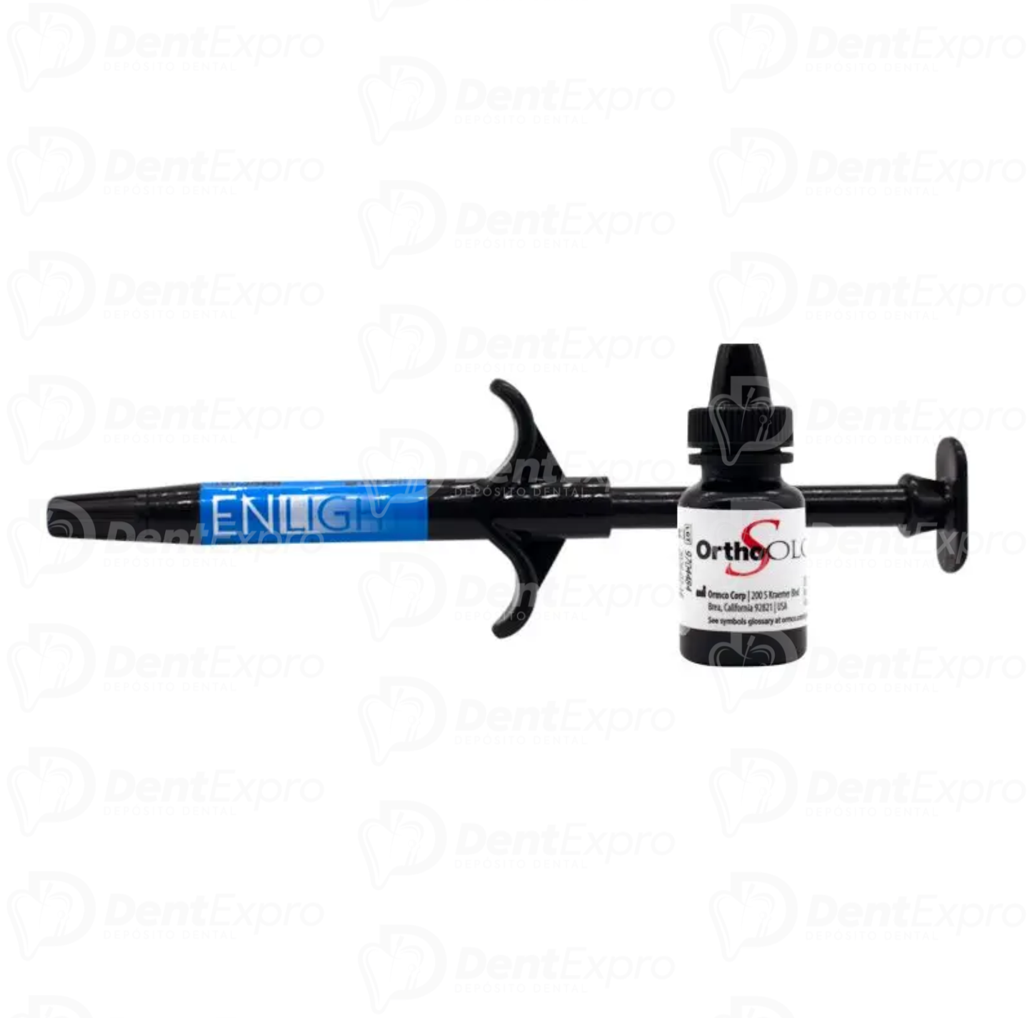 Resina Ortodoncia Enlight Ormco Jeringa y Adhesivo