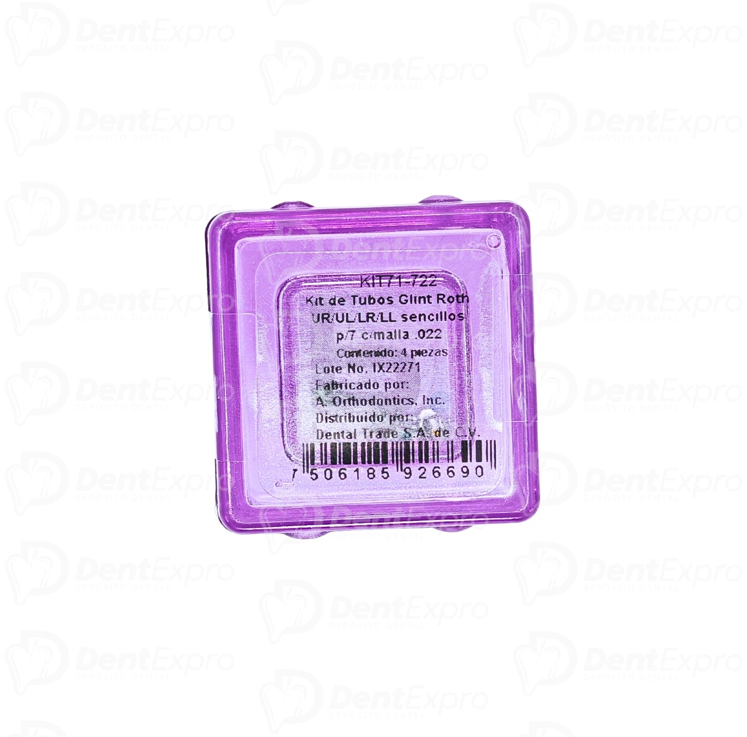 KIT Tubos P/Segundo Molar Glint Borgatta