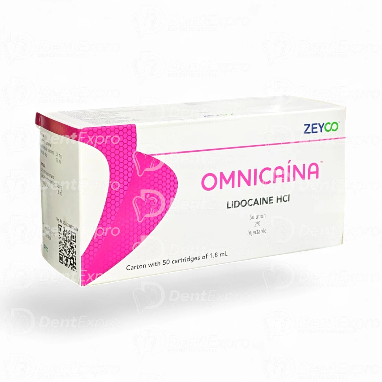 Anestesia Omnicaína 2% Cartucho Plástico Zeyco