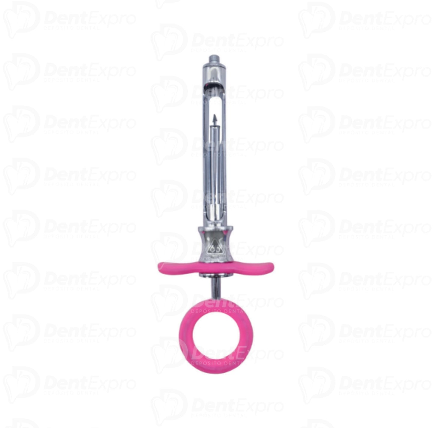 Jeringa Carpule Con Anillo de Silicón Rosa 6b Invent Germany