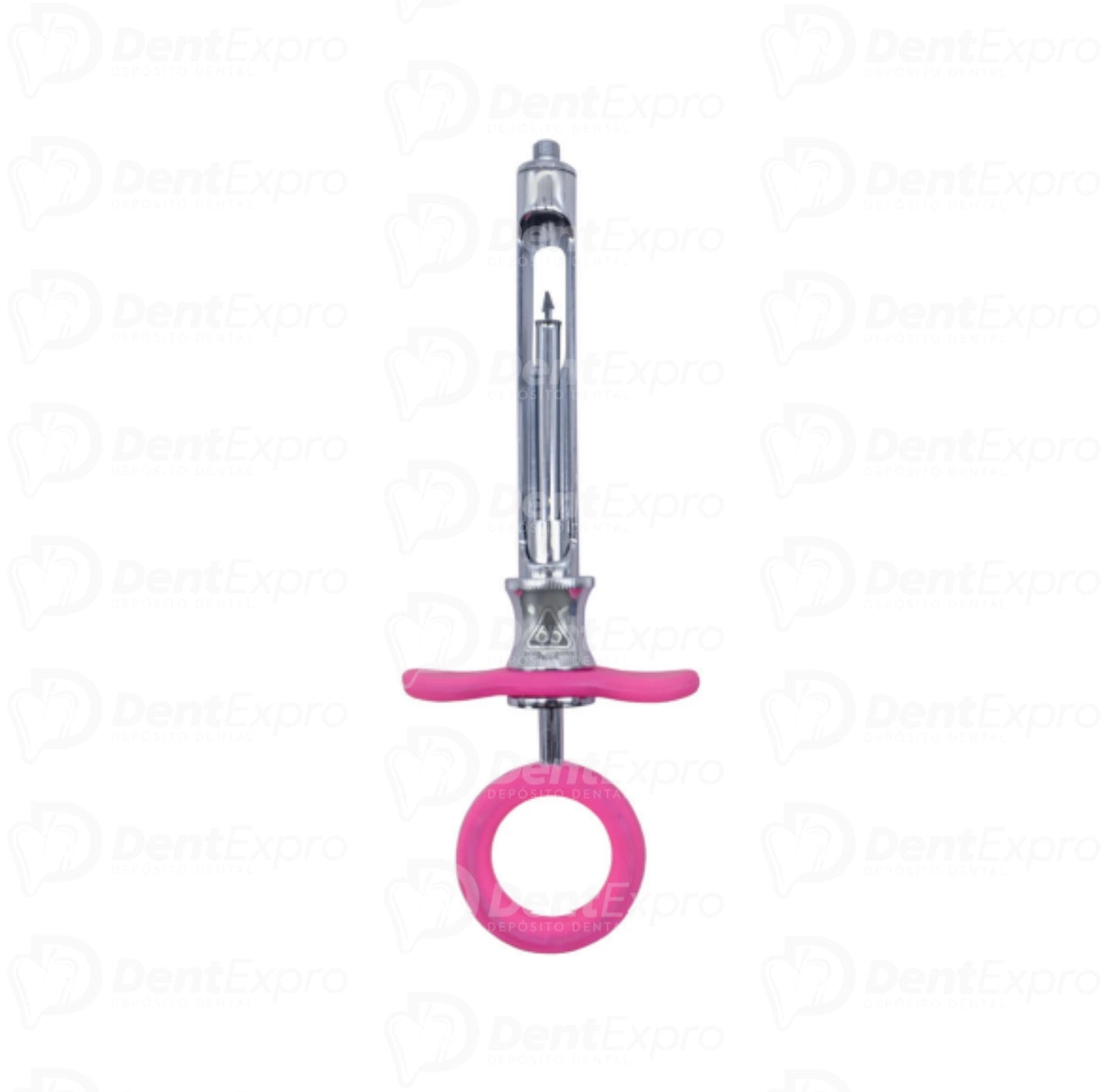 Jeringa Carpule Con Anillo de Silicón Rosa 6b Invent Germany