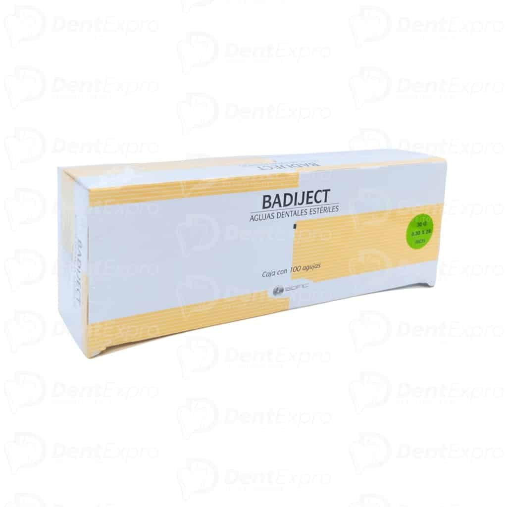Aguja Dental Badiject C/100 Piezas