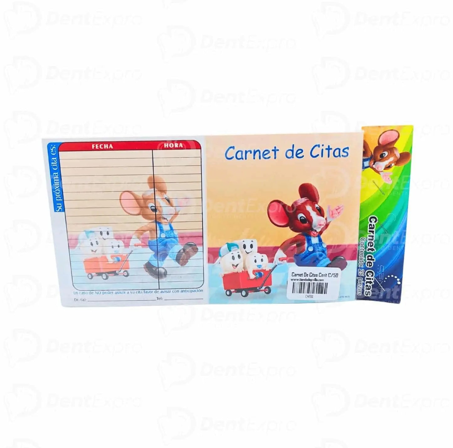Carnet de Citas Cenit C/25 Doble Vista