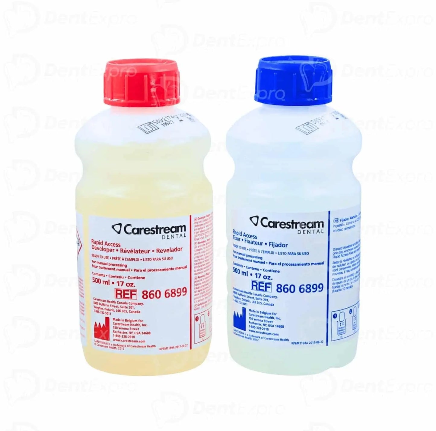 Juego Líquido Revelador y Fijador Carestream 500ml