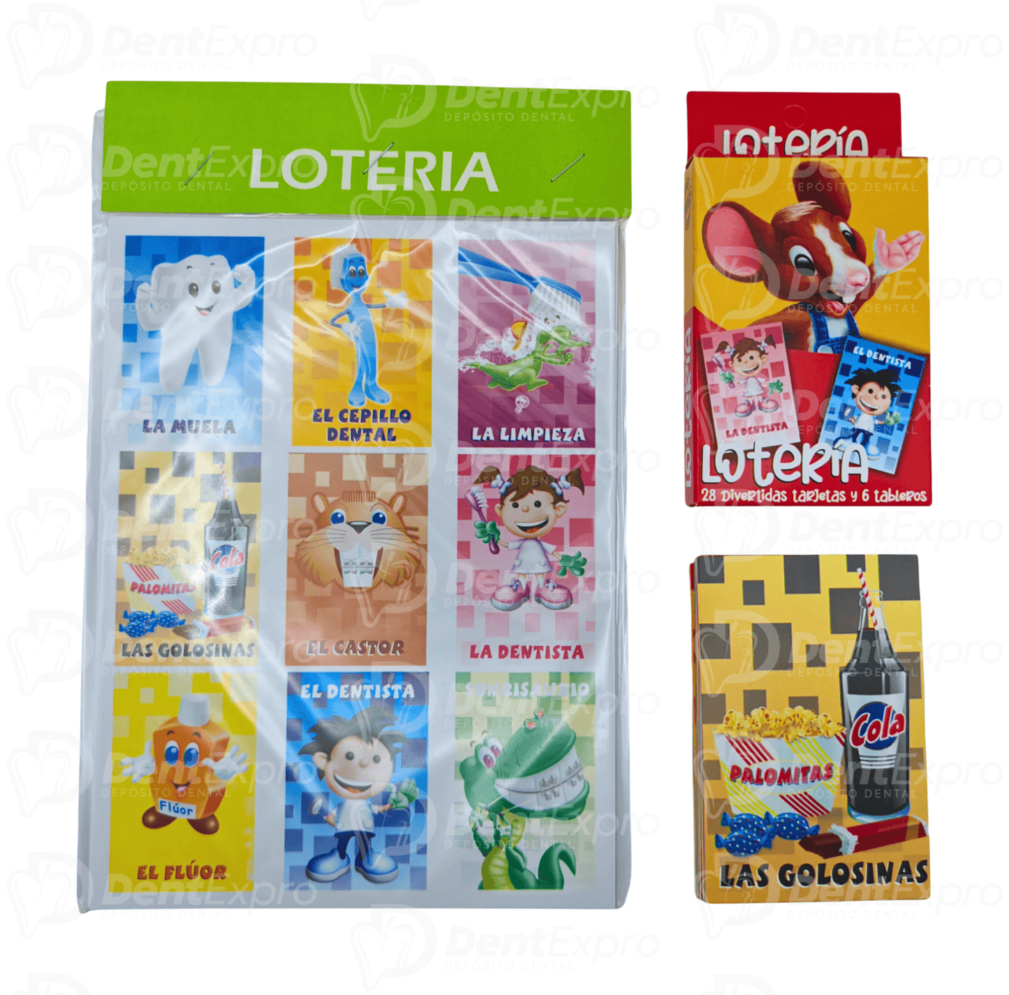 Lotería Dental Cenit (20 tarjetas y 6 tableros)