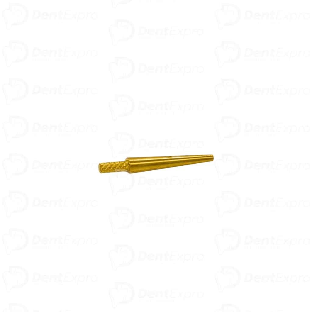 Pin Sencillo Dorado MDC Dental