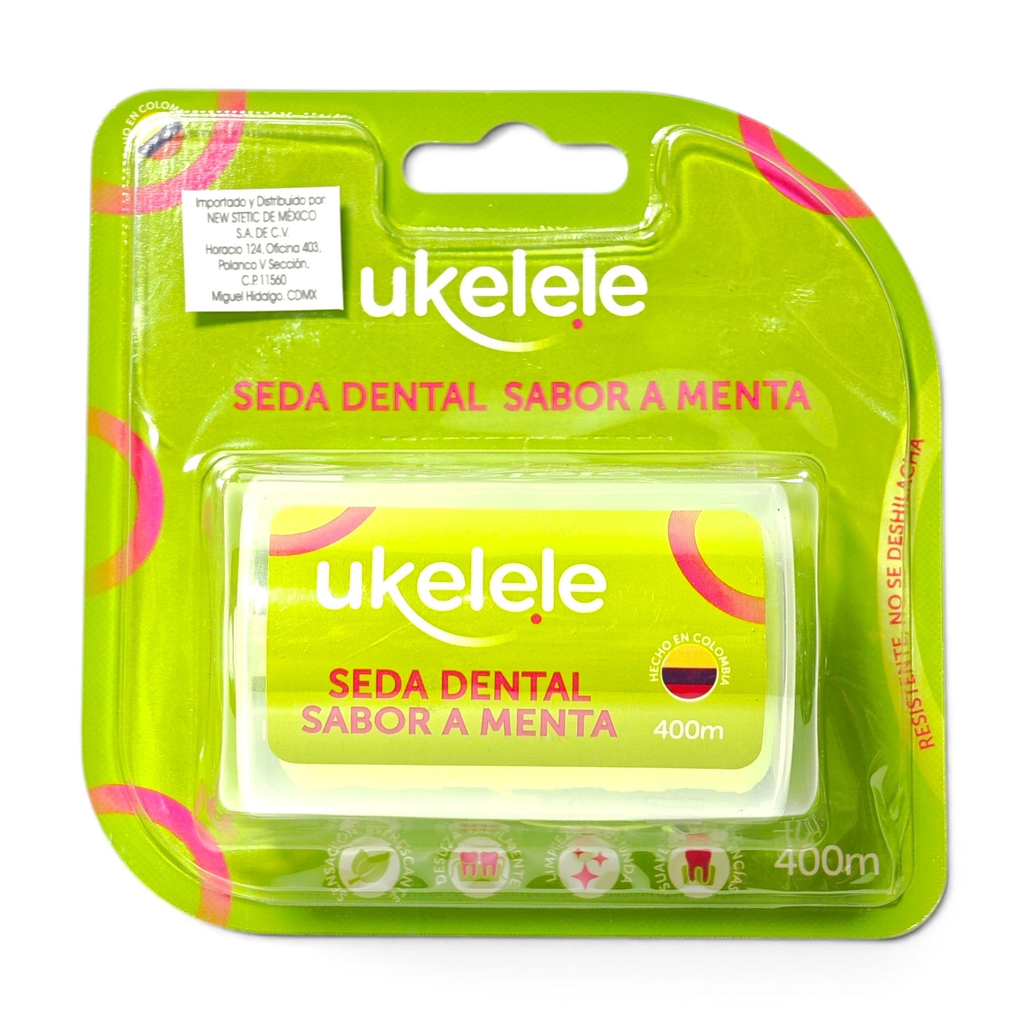 Hilo Dental Ukelele Menta 400 Metros