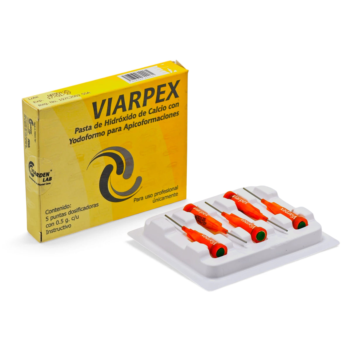 Viarpex Compule Viarden Hidróxido de Calcio C/Yodoformo (Tipo Ultrapex)