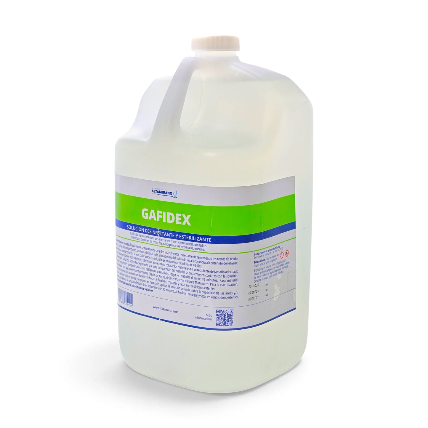 Gafidex 4 Litros Glutaraldehido Altamirano