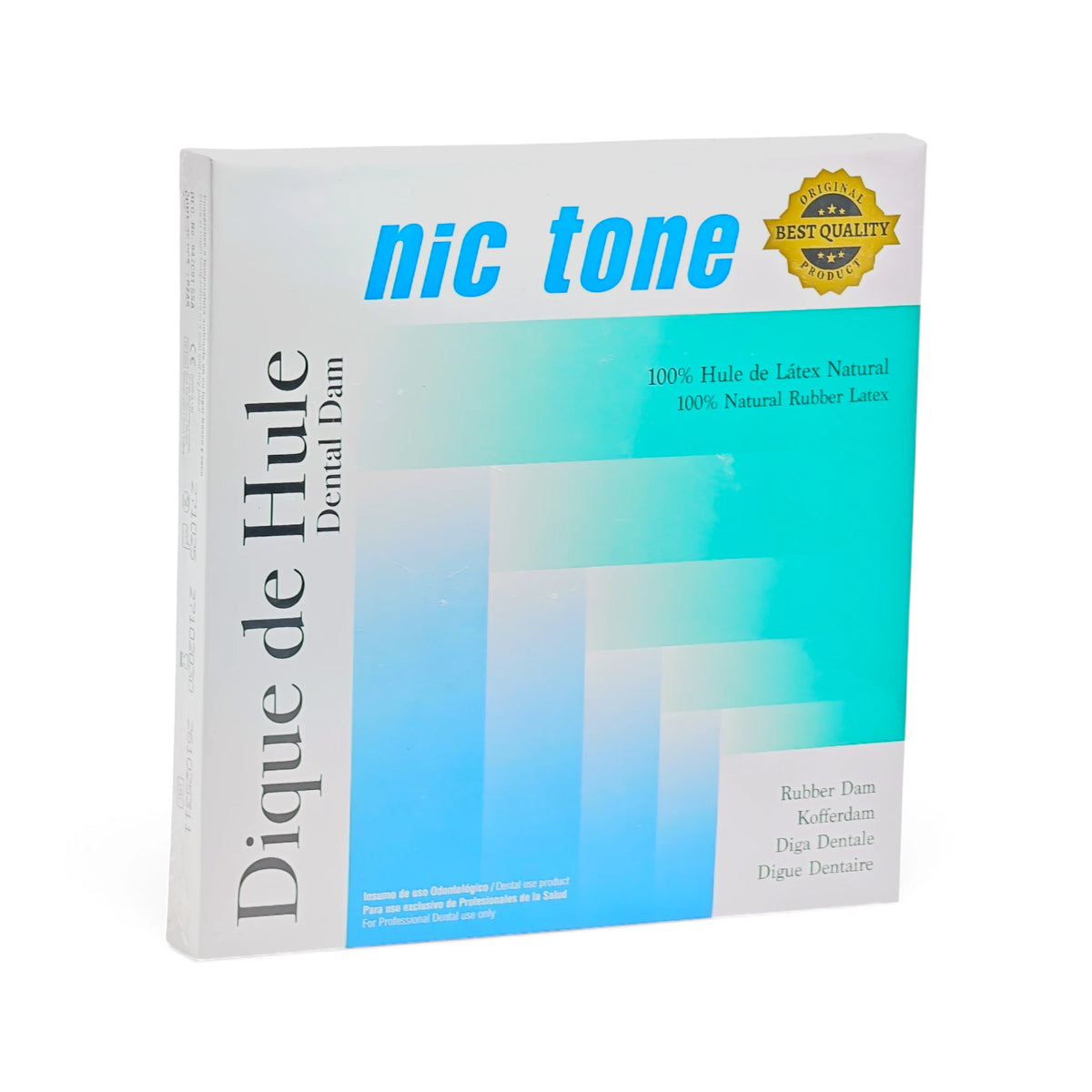 Dique de Hule NicTone 6x6 Azul Grueso