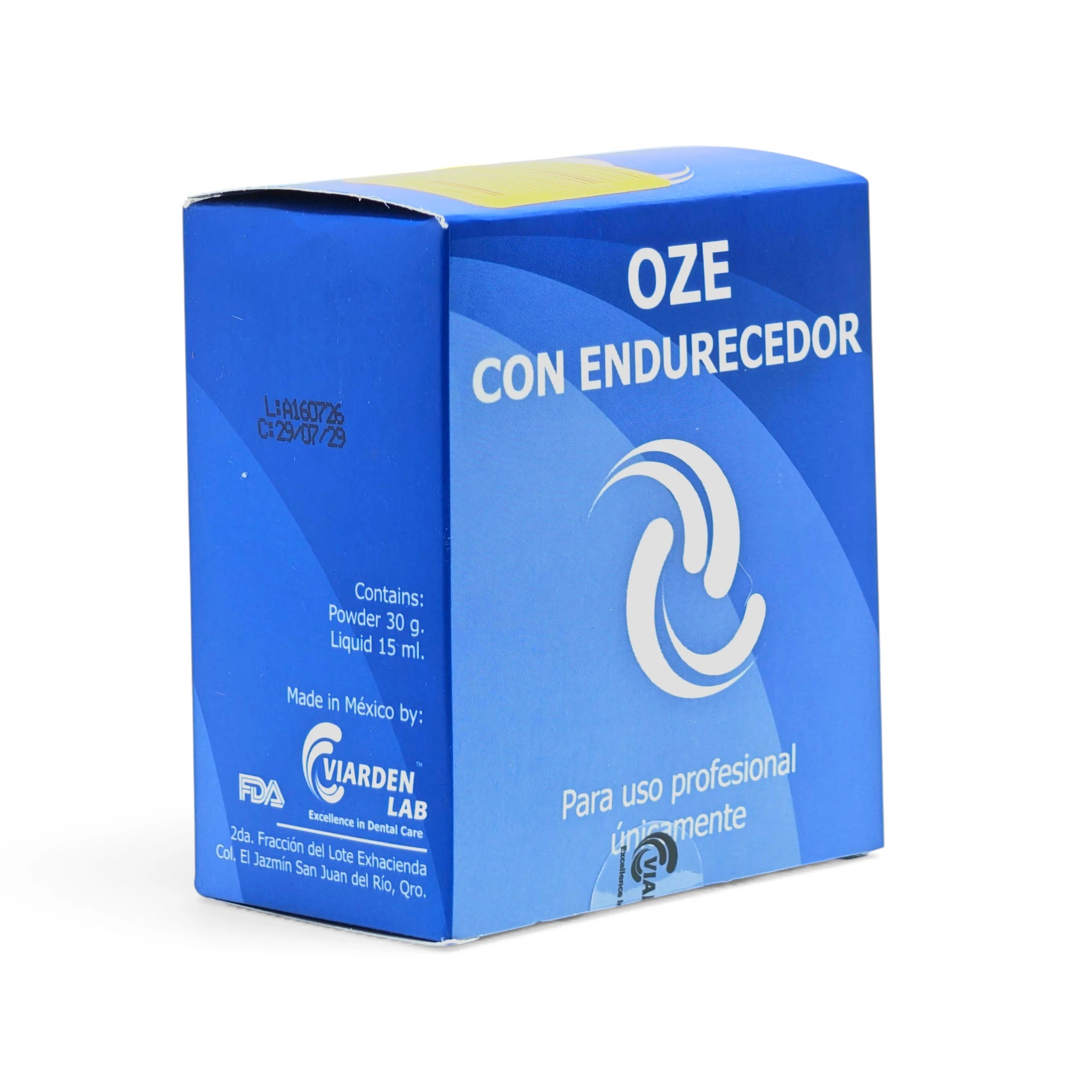 OZE Óxido de Zinc Con Endurecedor y Eugenol Viarden (ZOE)