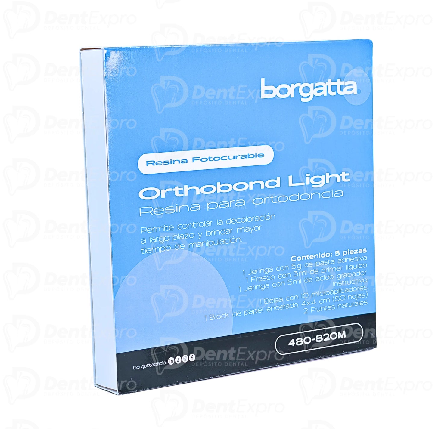 KIT Resina Ortodoncia Fotocurable Borgatta