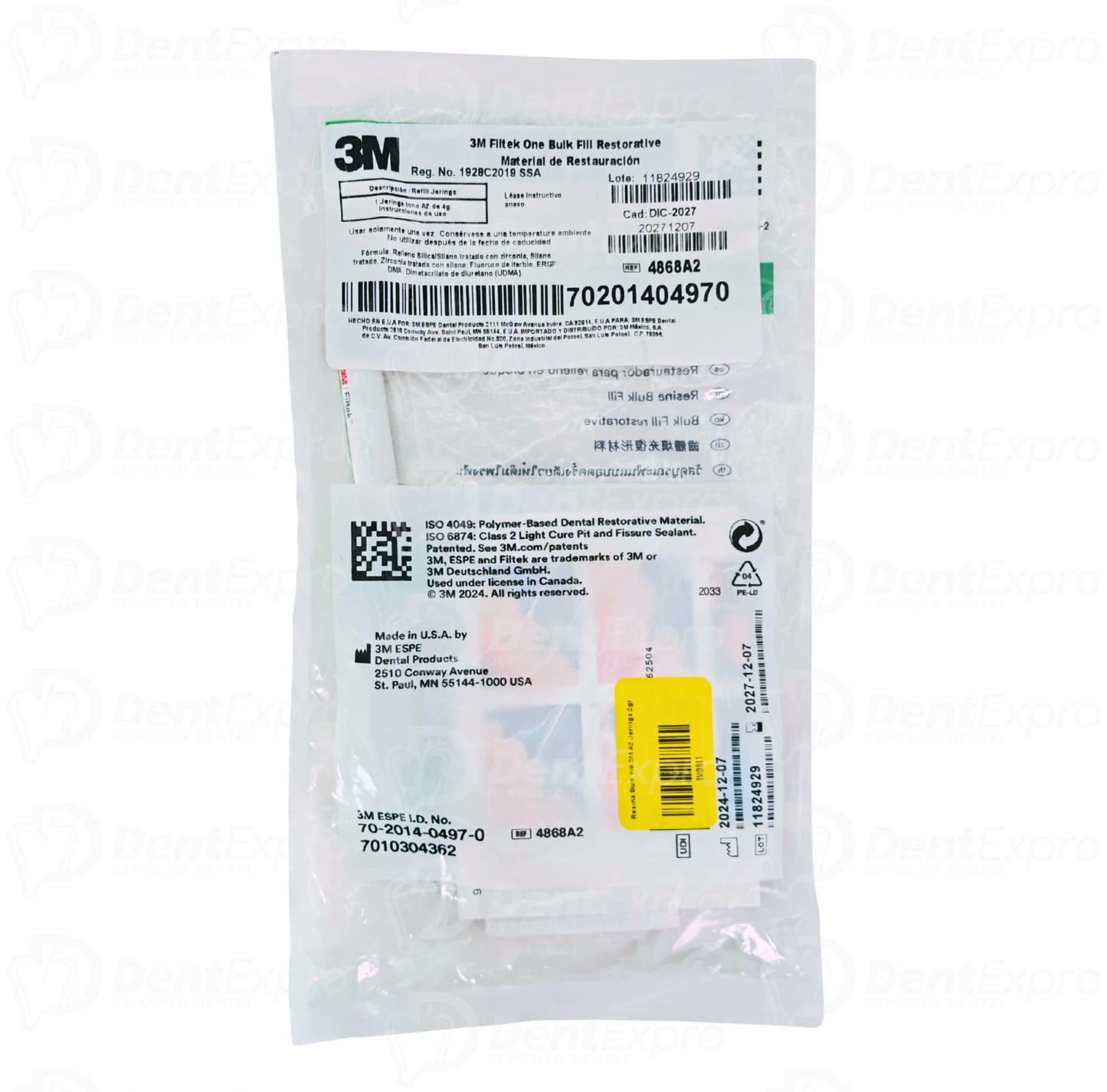 Resina One Bulk Fill 3M A2 Jeringa 2gr