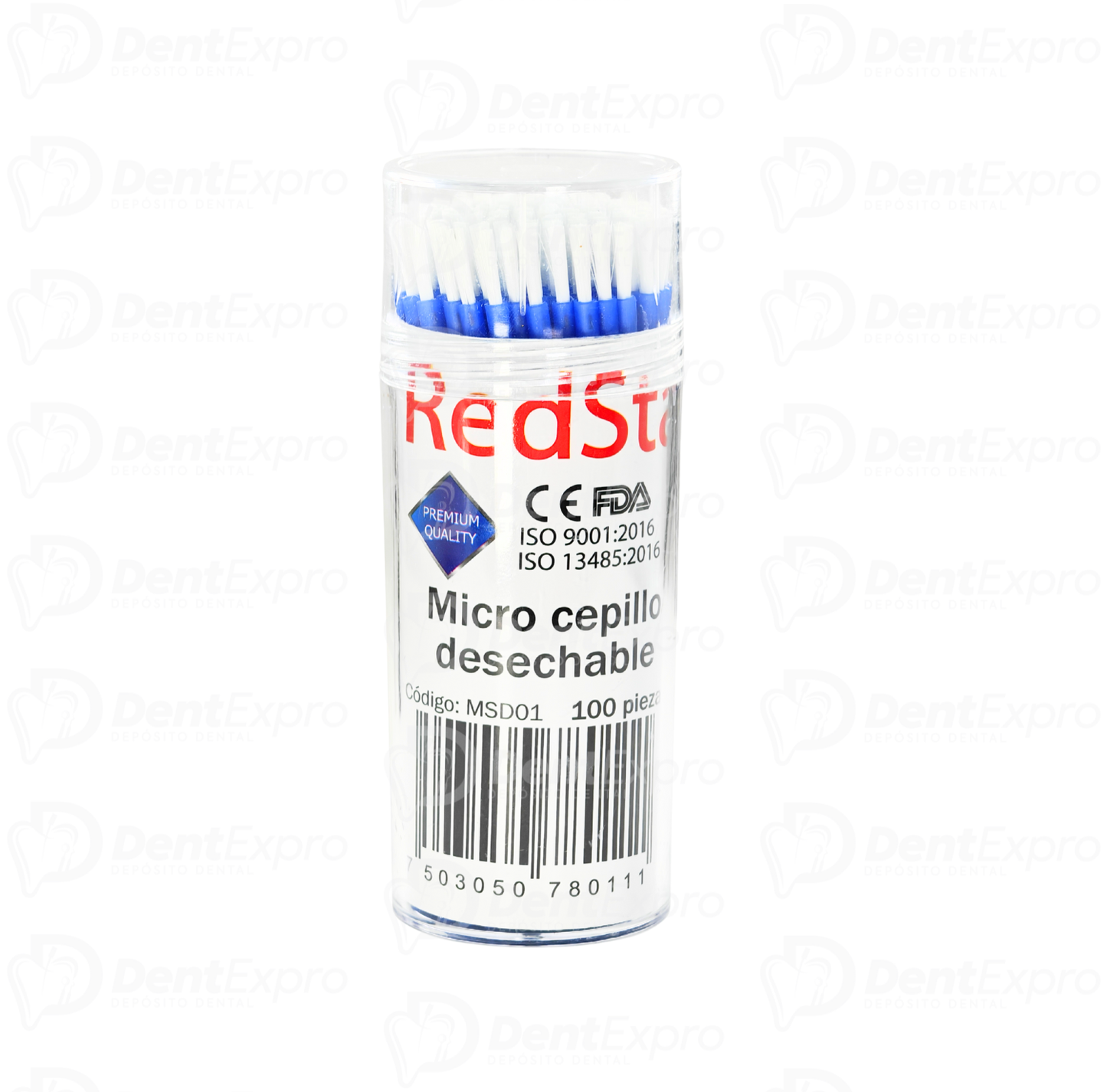 Micro Pincel Desechable RedStars C/100 Bote