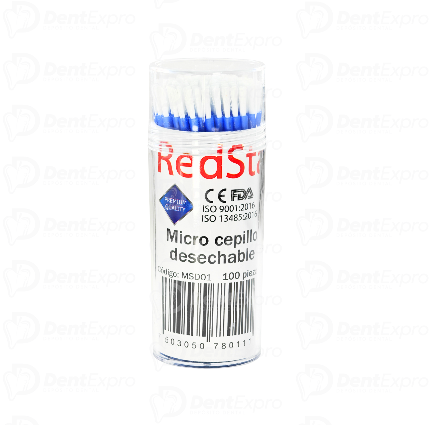Micro Pincel Desechable RedStars C/100 Bote